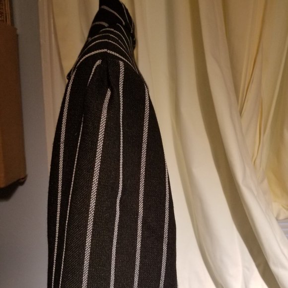 black with white stripes jacket XL New with tag - Picture 3 of 4